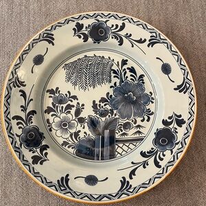 Williamsburg Restoration Delft Plate, Holland